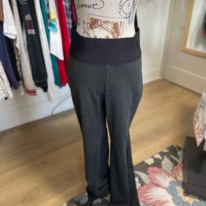 Peter Nygard Black and Gray Flare Pants